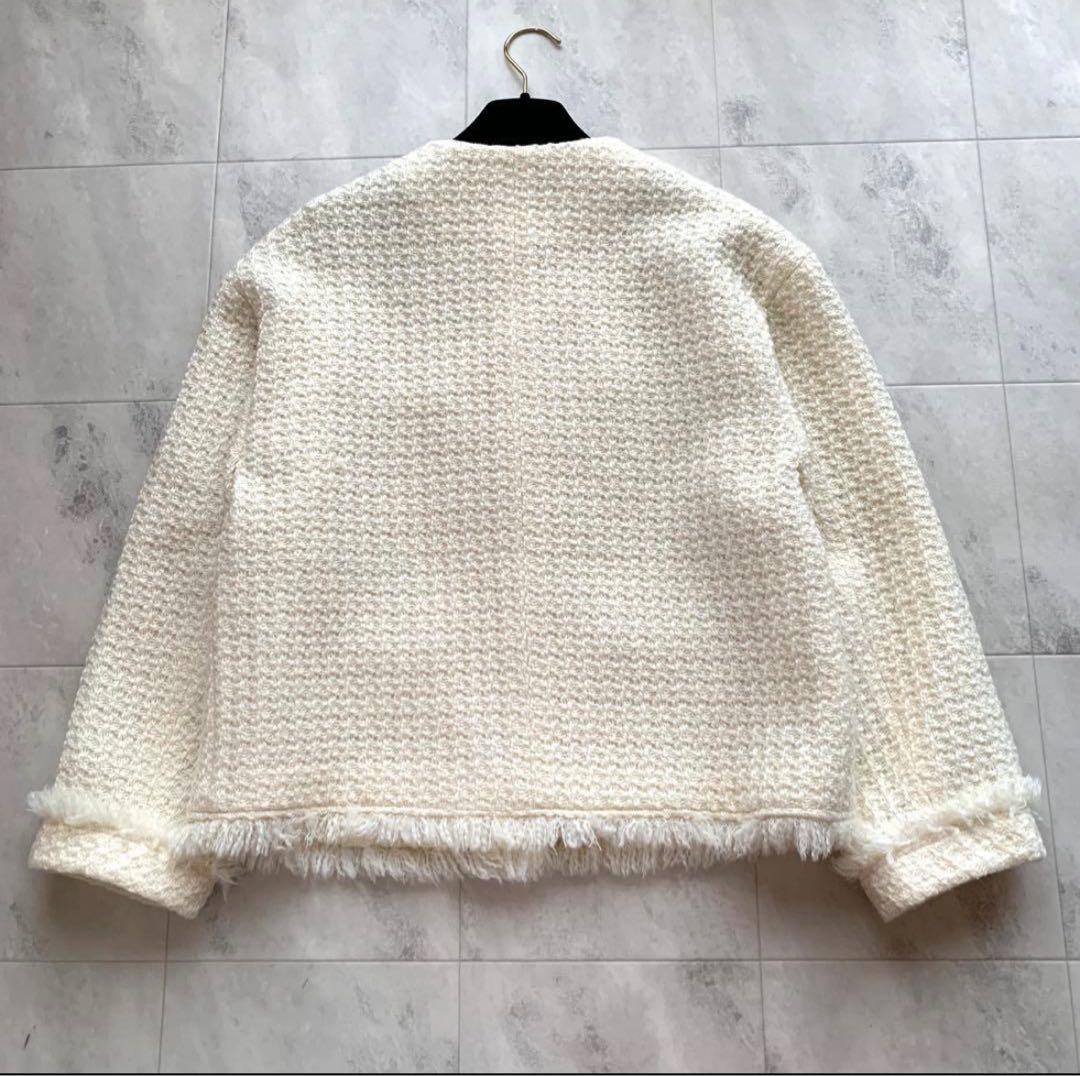 美品♡2024年♡アルアバイル ロービングツイード クルーネックジャケット