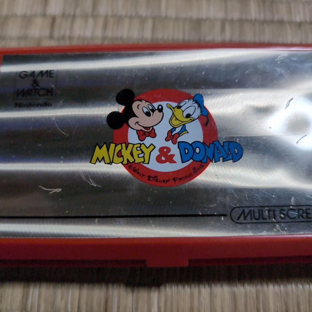 ゲームウォッチ　ミッキー＆ドナルド