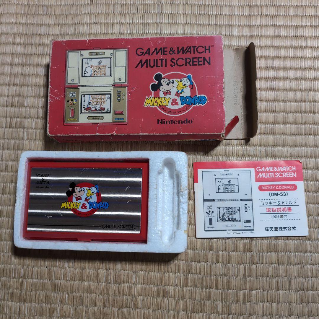 ゲームウォッチ　ミッキー＆ドナルド