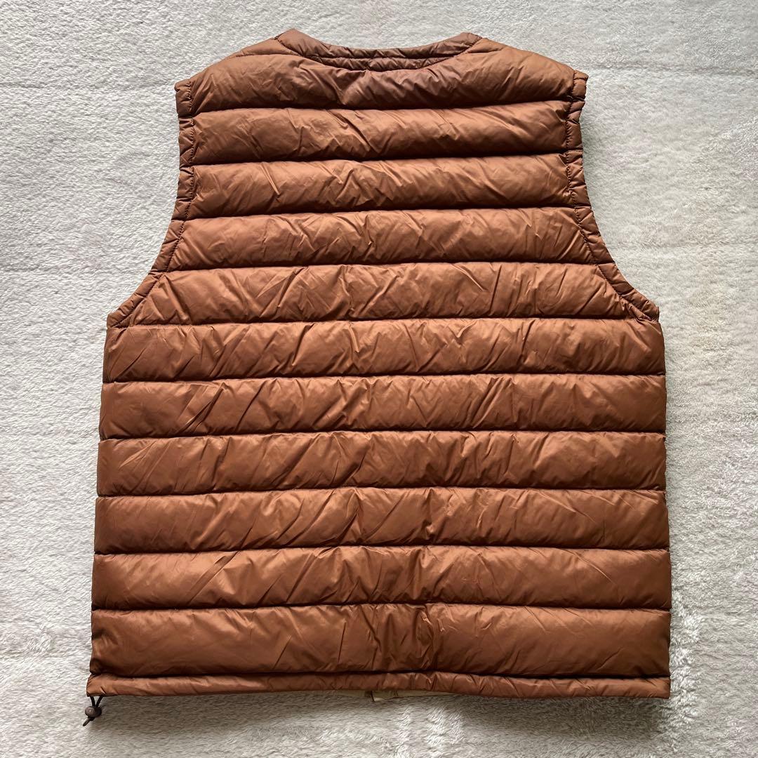 DANTON ブラウン ダウンベスト　36