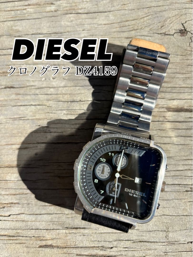 レア✧︎【DIESEL】ディーゼル DZ-4159 クロノグラフ クォーツ