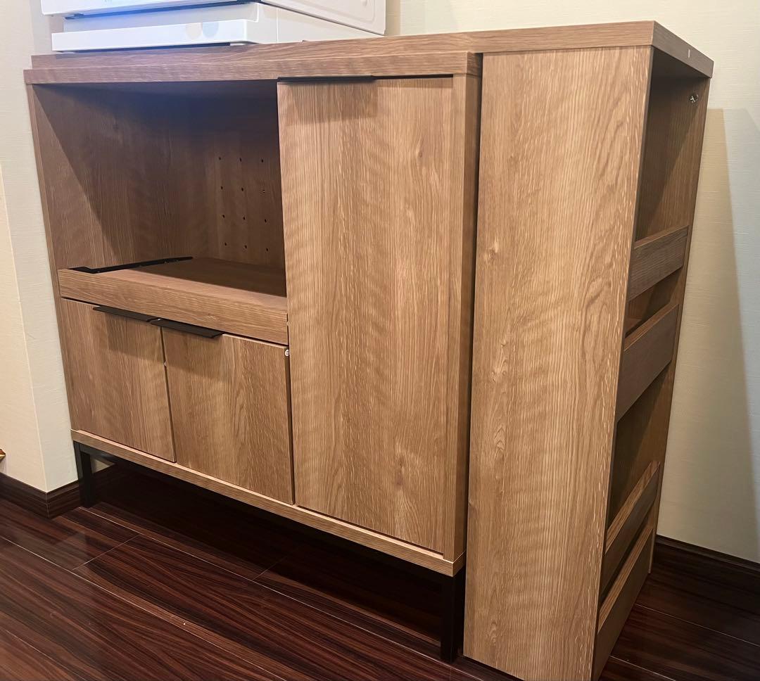 アーガス 伸縮キッチンカウンター・レンジ台 幅110cm〜170cm