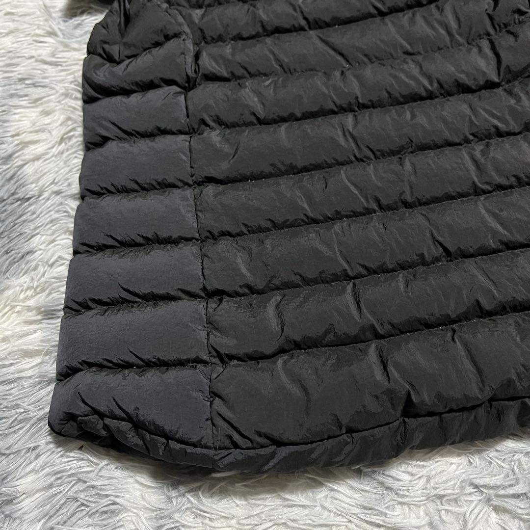 美品 TATRAS オルシエラ ダウンベスト ラクーンファー　3way 黒　02