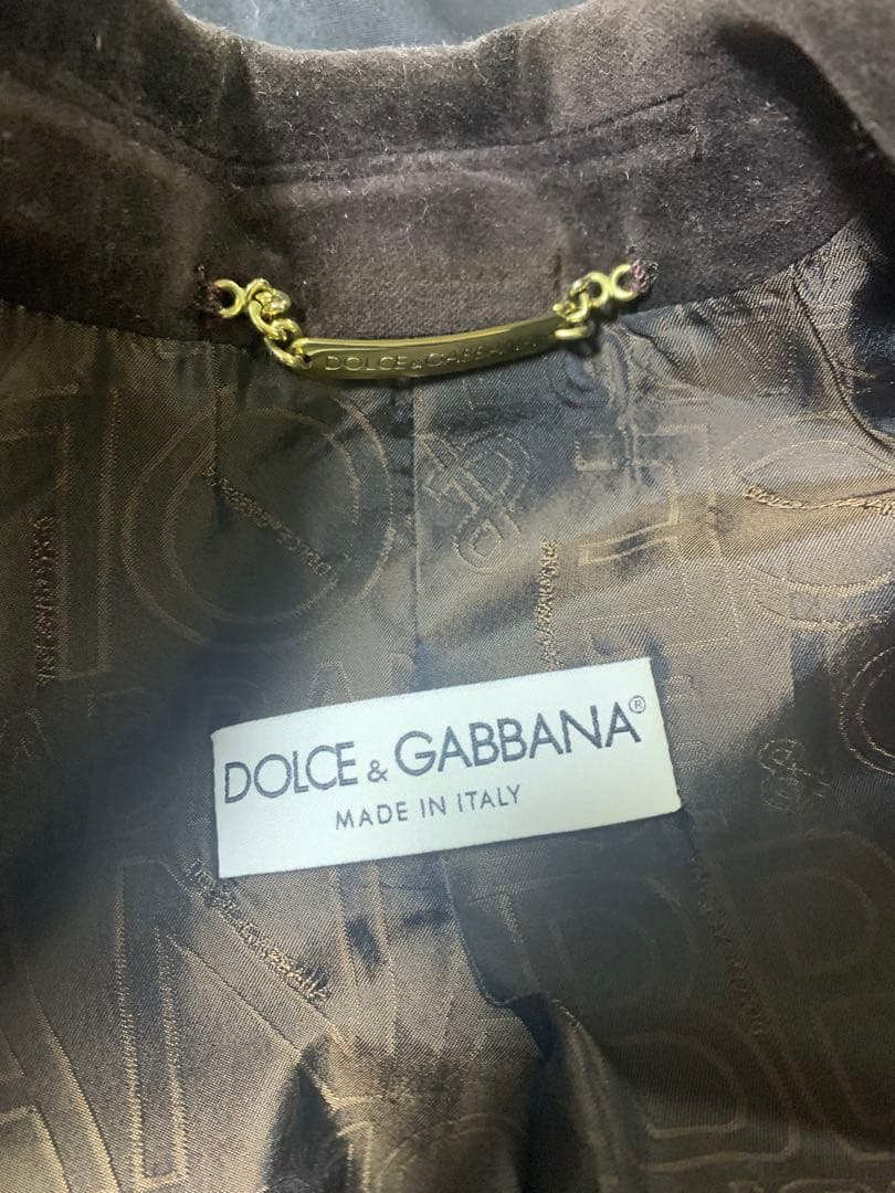 DOLCE&GABBANAドルチェ＆ガッバーナ ヴェルベットジャケット 38