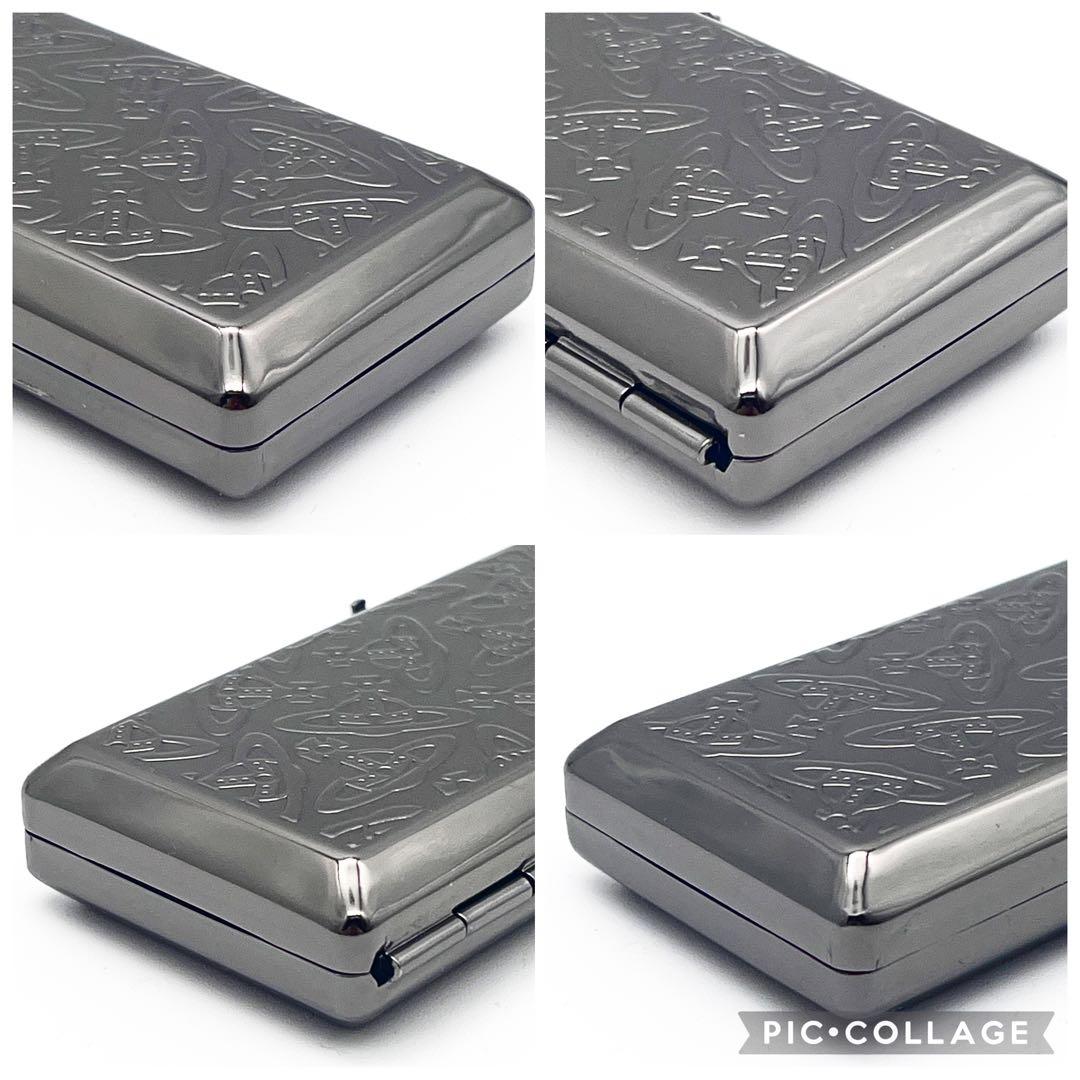 【未使用級】Vivienne Westwood シガレットケース メタルブラック