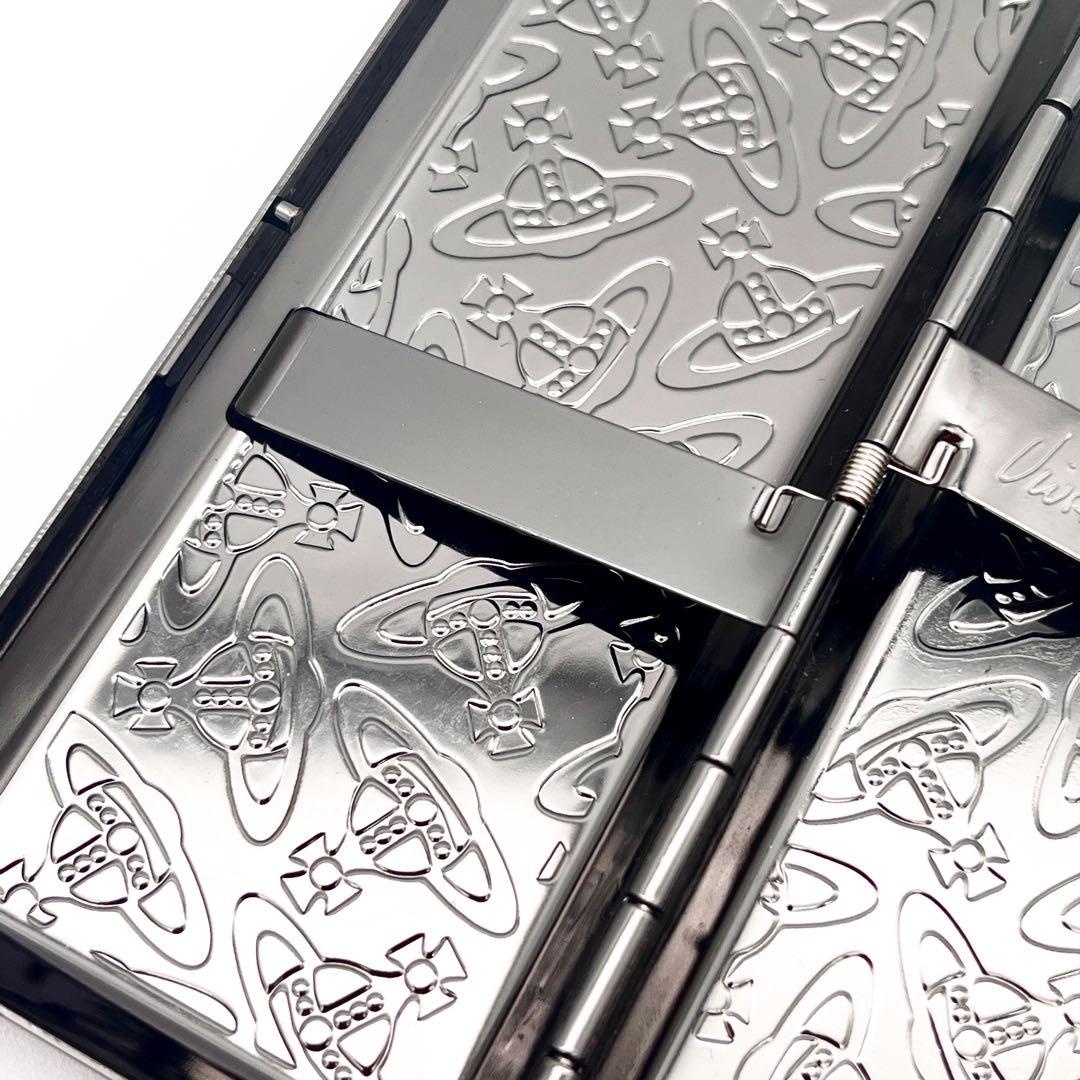 【未使用級】Vivienne Westwood シガレットケース メタルブラック