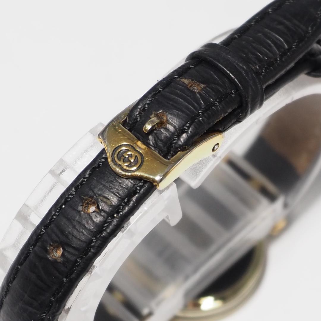 グッチ GUCCI シェリーライン 革ベルト ゴールド レディース腕時計 628
