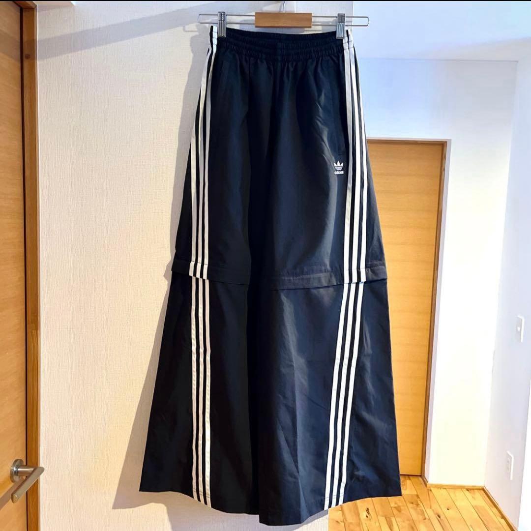 【Sサイズ】アディダス ブラック ワイドパンツ Sサイズ