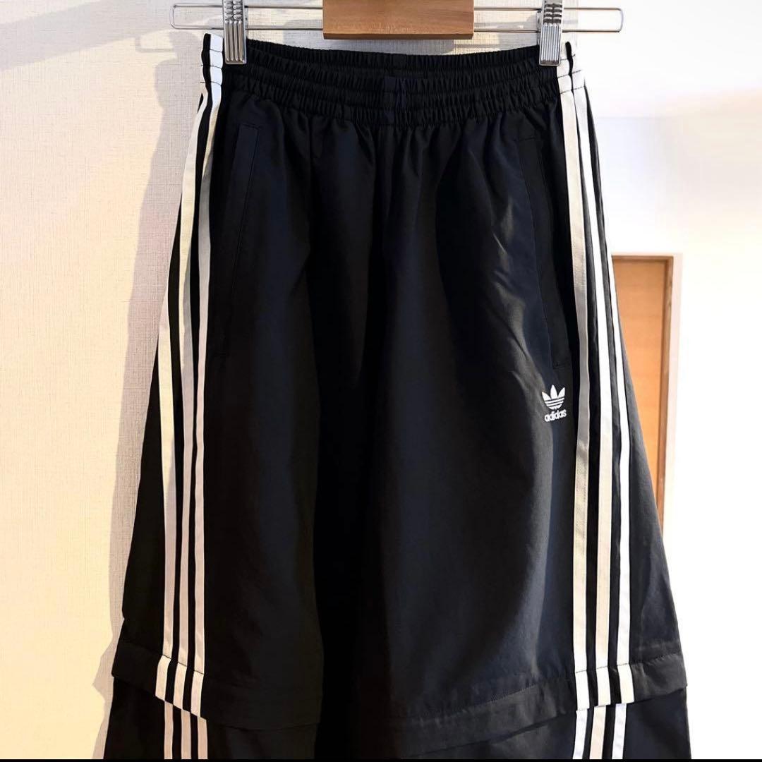 【Sサイズ】アディダス ブラック ワイドパンツ Sサイズ