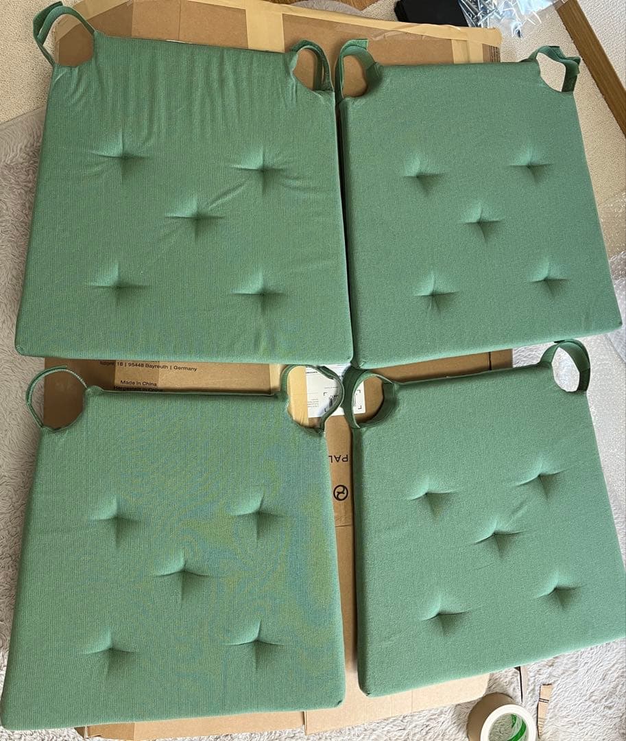 IKEA ダイニングチェア LISABO 4脚セット クッションSET