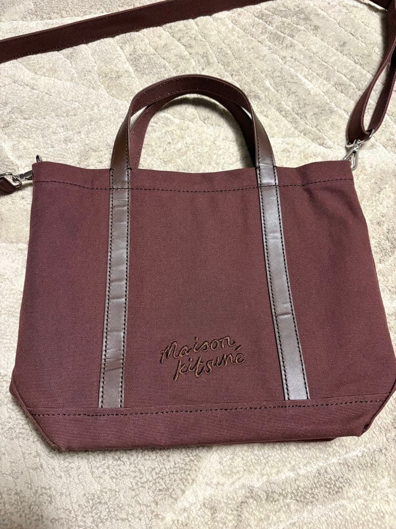 MAISON KITSUNE メゾンキツネ　フォックスヘッド スモール トート