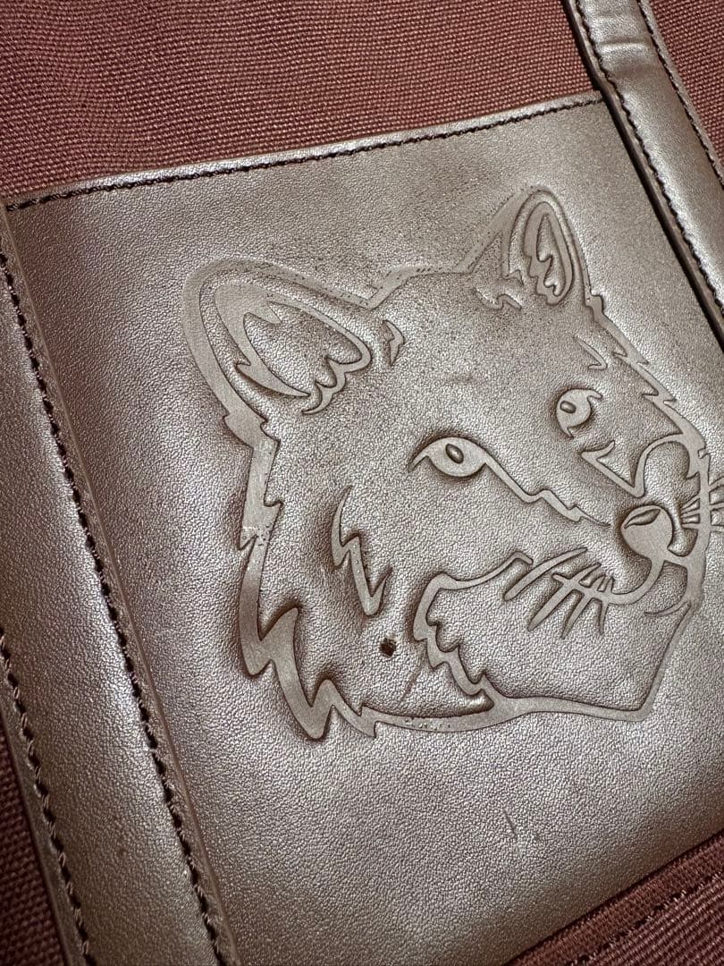 MAISON KITSUNE メゾンキツネ　フォックスヘッド スモール トート