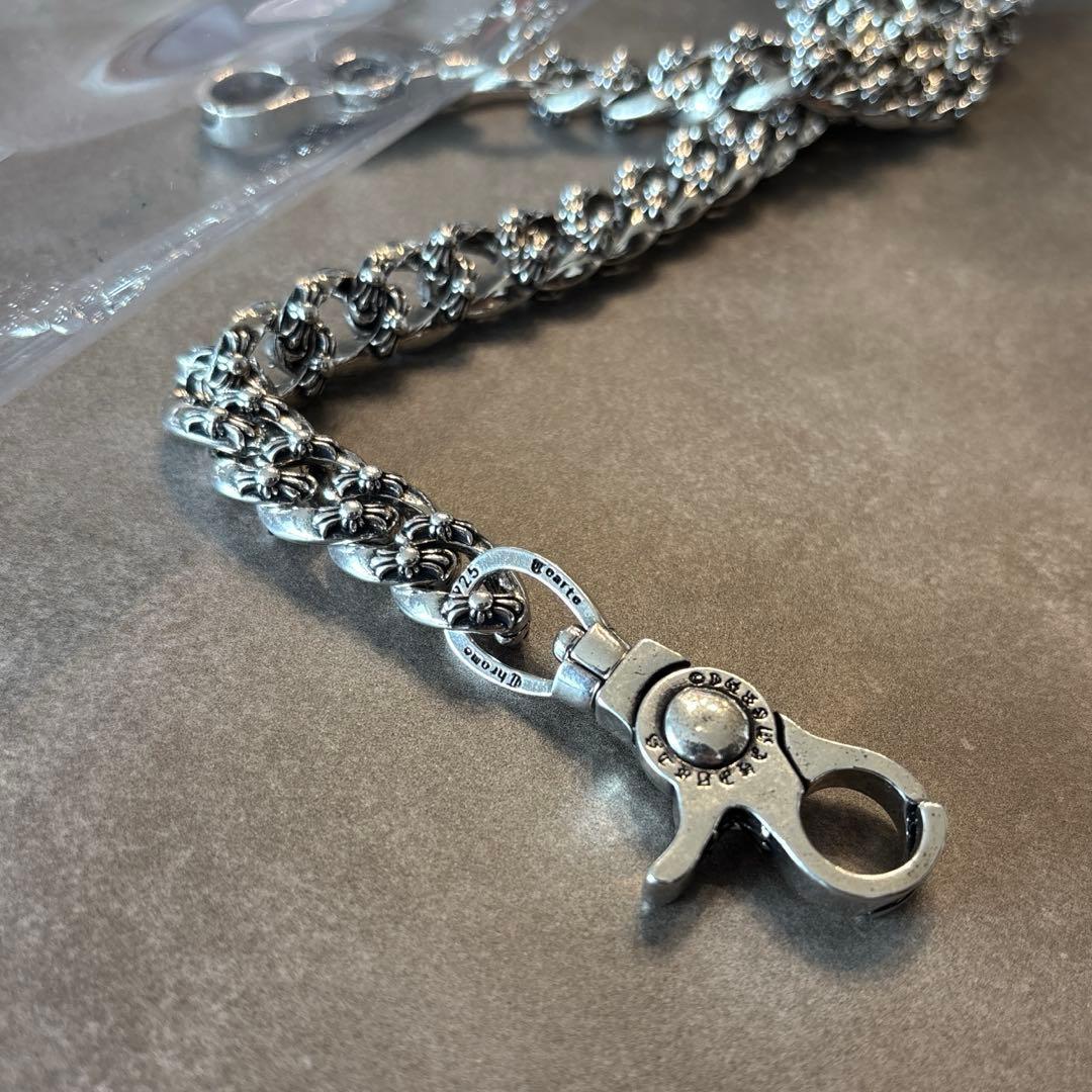 値下げ【新品】ウォレットチェーン　シルバー925刻印あり