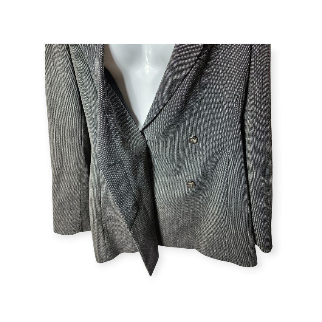 【マックスマーラ】ダブル スカート セットアップ 白タグ 比翼ボタン XL相当