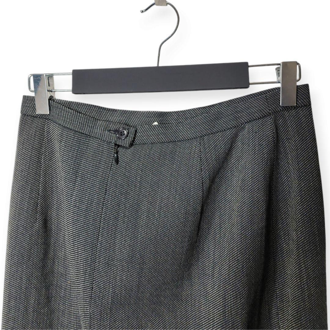 【マックスマーラ】ダブル スカート セットアップ 白タグ 比翼ボタン XL相当