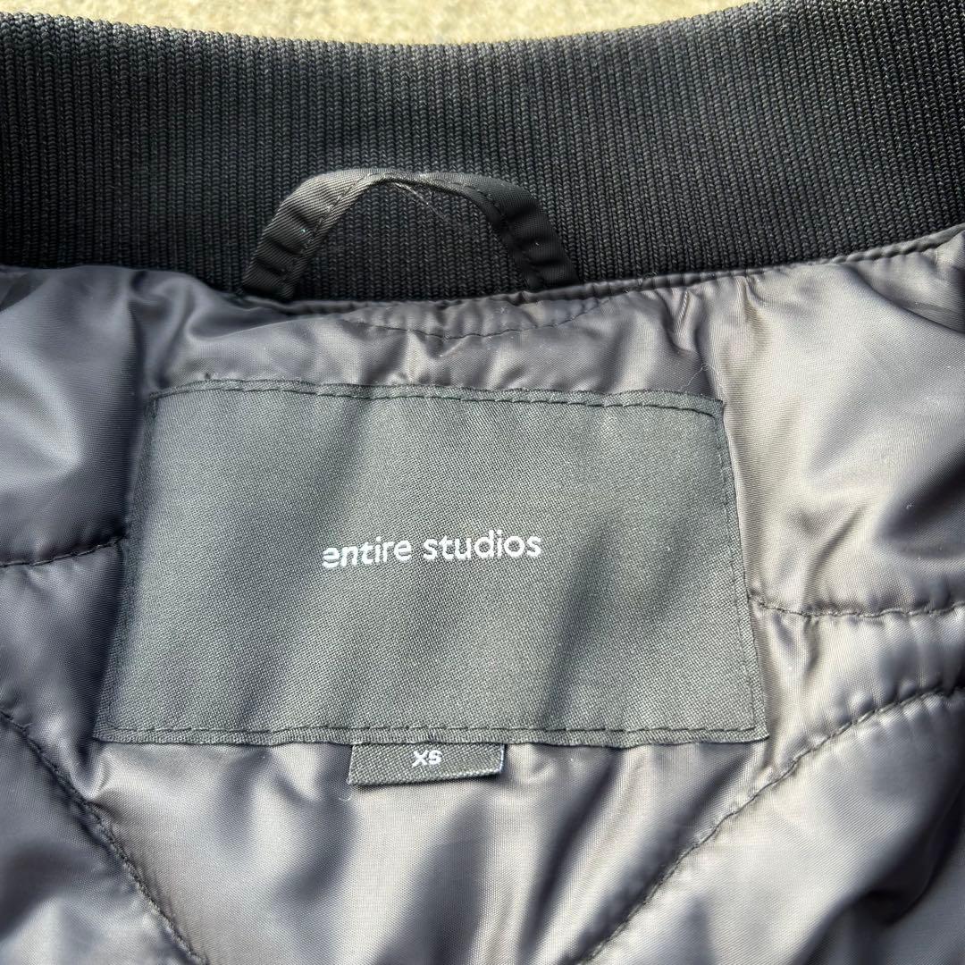 【美品】entire studios BOMBER V-22 MA-1 XS