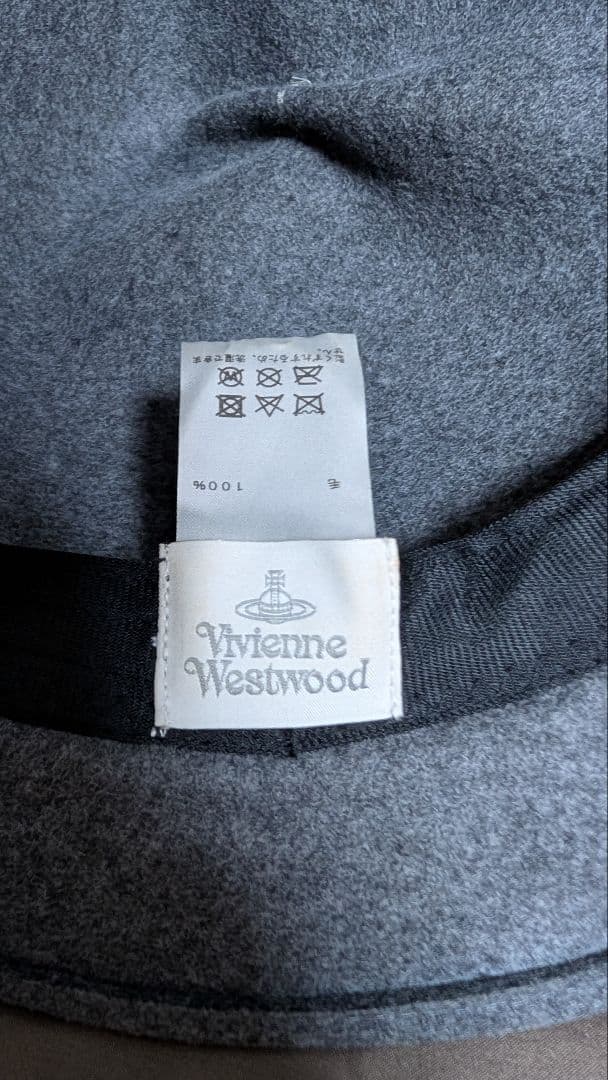 Vivienne Westwood ウールハット グレー