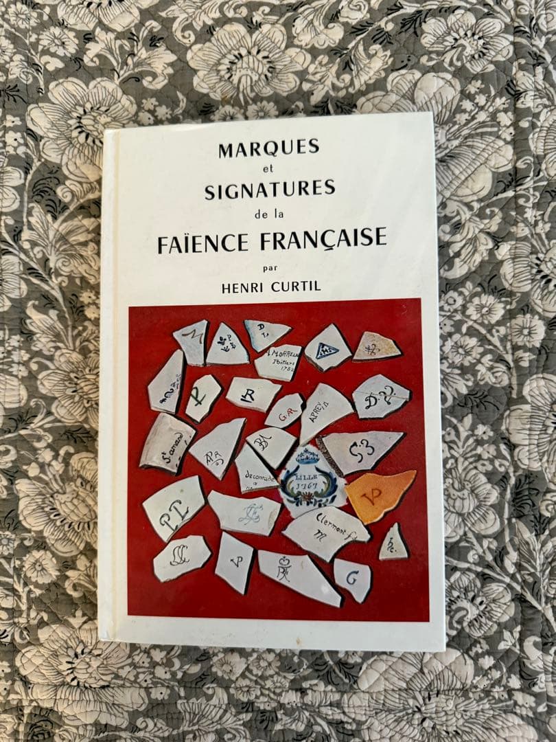 フランスアンティーク洋書「フランス陶器のマークとサイン」
