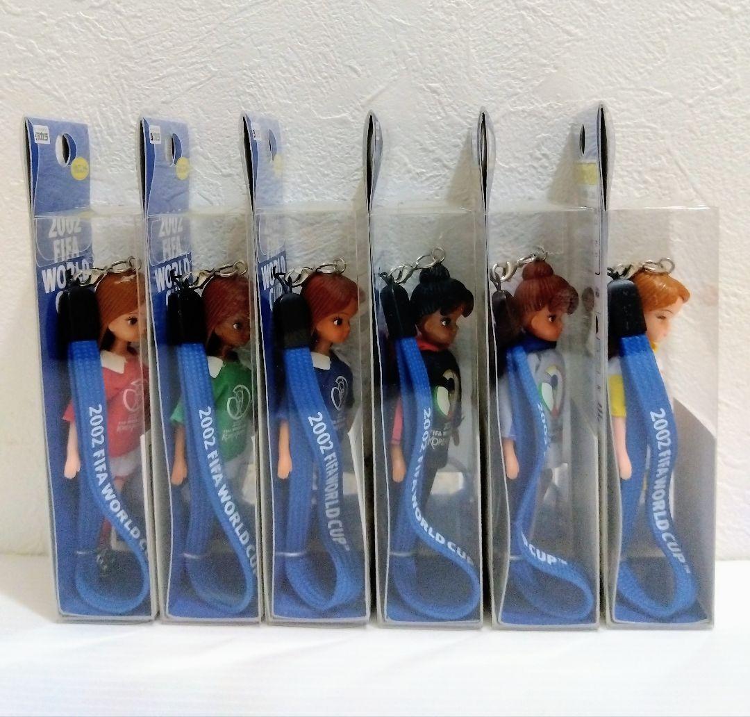 2002サッカーFIFAワールドカップ　りかちゃん　ストラップ　キーホルダー　A