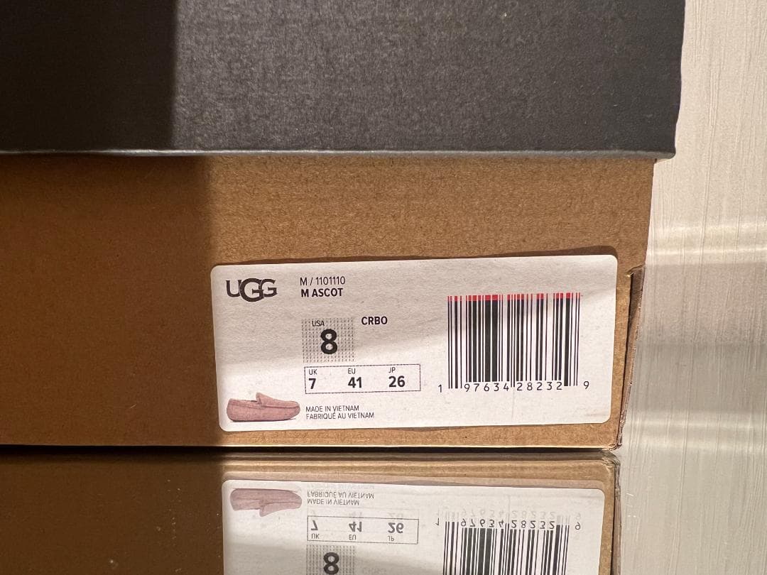 【正規品　新品】UGG Ascot メンズ　26cm