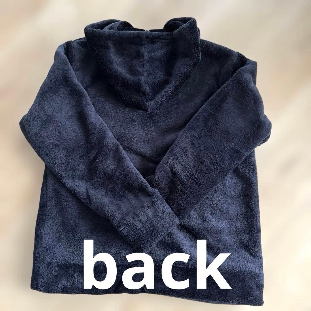 princeプリンス♡【美品】ブラックフリースのフーディジャケットＬ