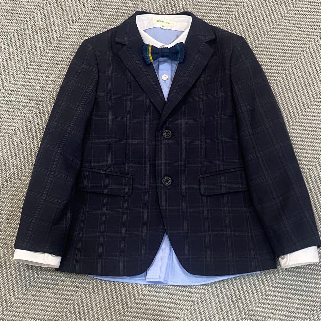 BEAMSminiキッズスーツセットアップスーツ　120 フォーマル 入学式卒服