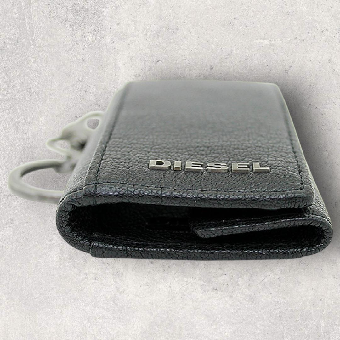 新品未使用 DIESEL ディーゼル 6連ブラック キーケース レザー 本革