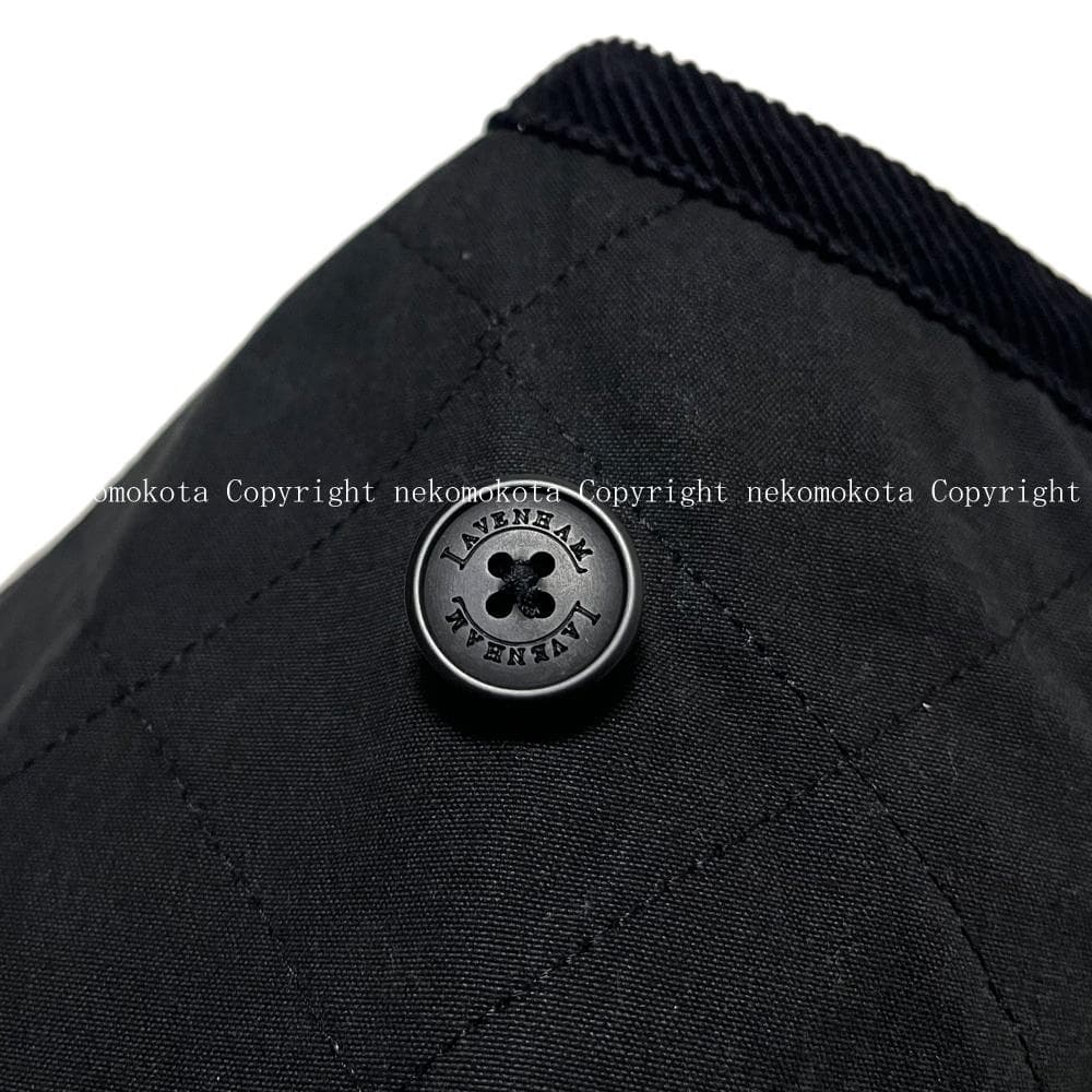 専用★ラベンハム ダブルボタン キルティング ベスト 38 黒 レディース