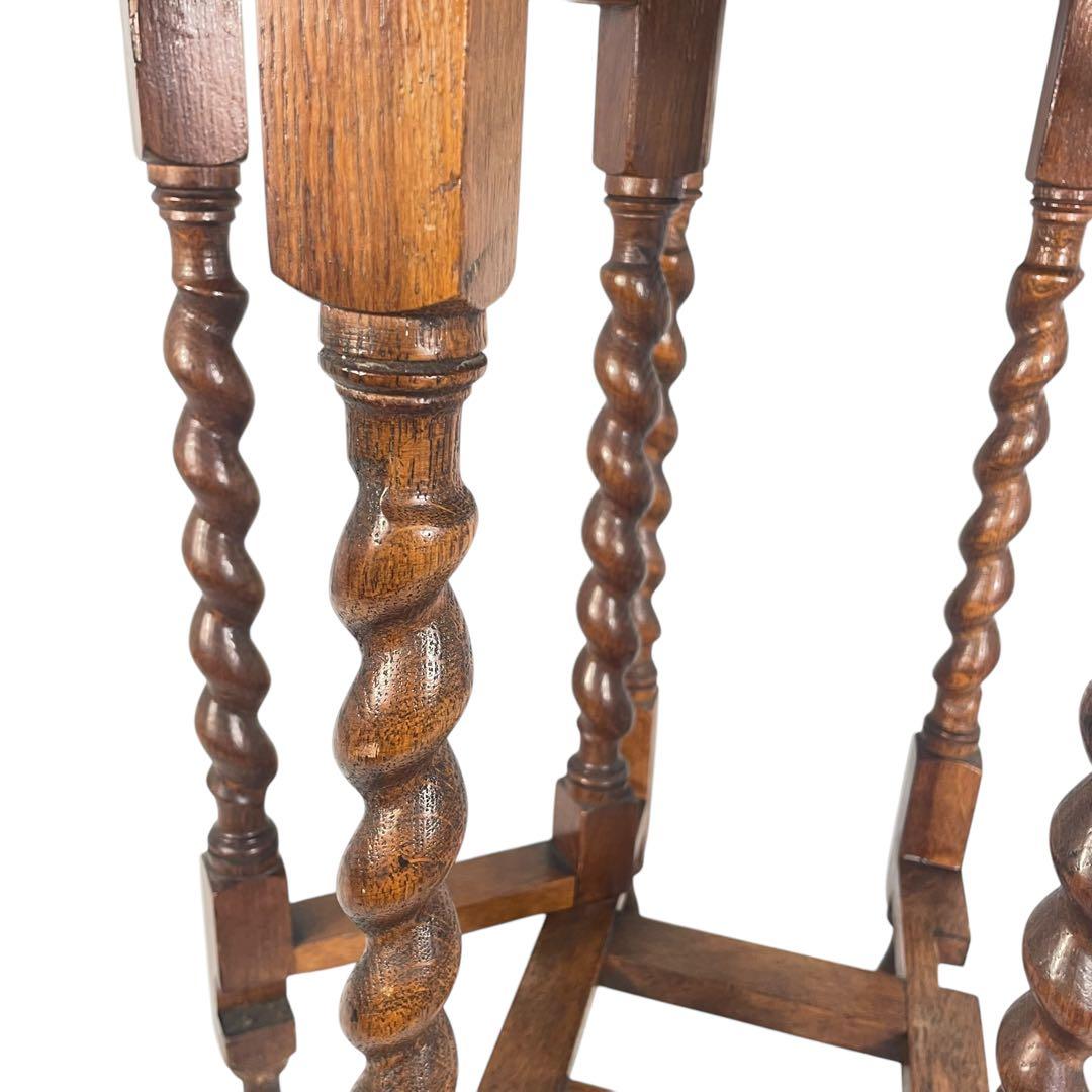 HR586 イギリス　アンティーク　ゲートレッグテーブル　エクステンション