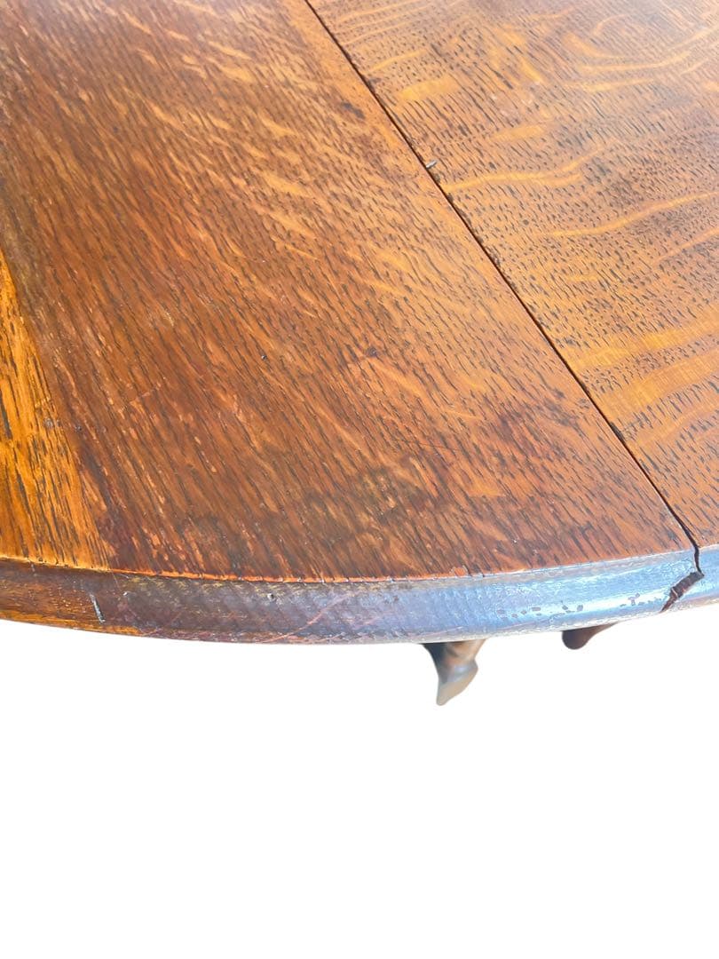 HR586 イギリス　アンティーク　ゲートレッグテーブル　エクステンション