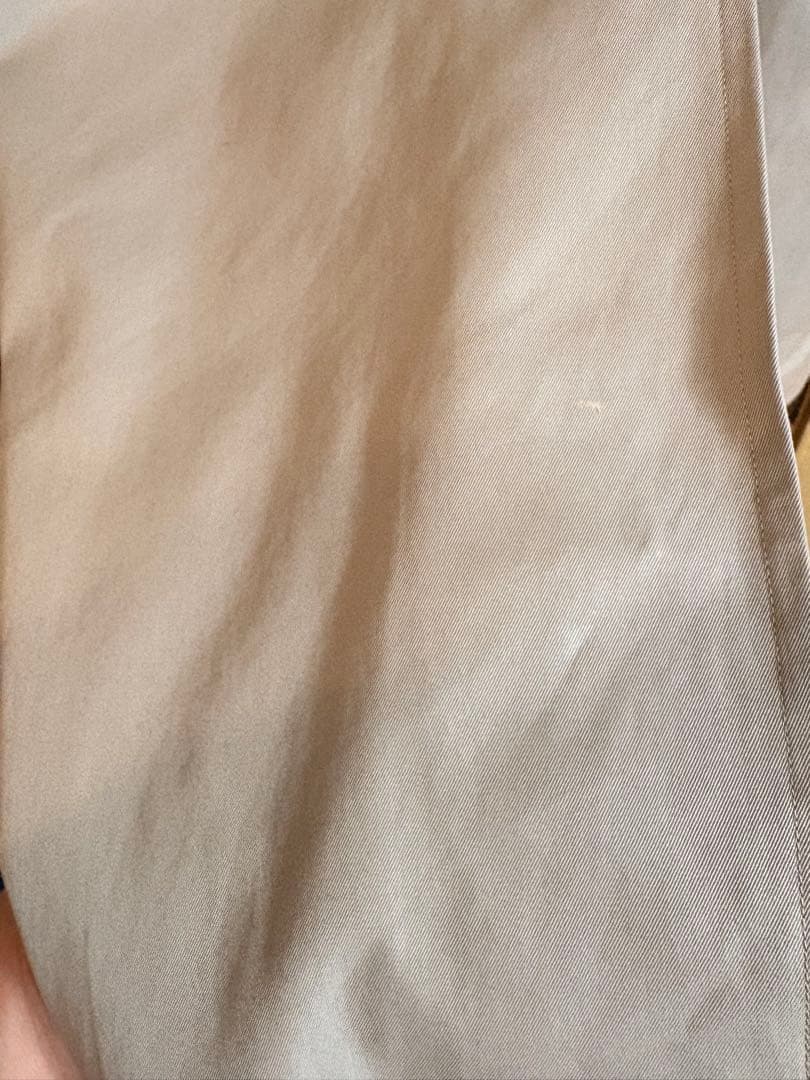 Burberry バーバリー ステンカラー トレンチコート カーキベージュ　S