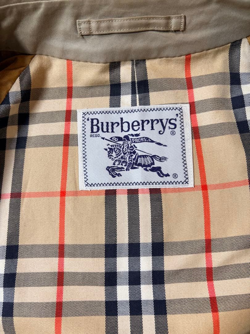 Burberry バーバリー ステンカラー トレンチコート カーキベージュ　S