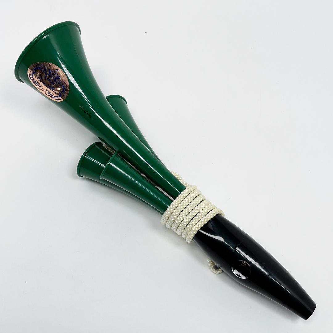 【未使用品】KAWAI 4連チアホーン 緑 グリーン スーパーホーン