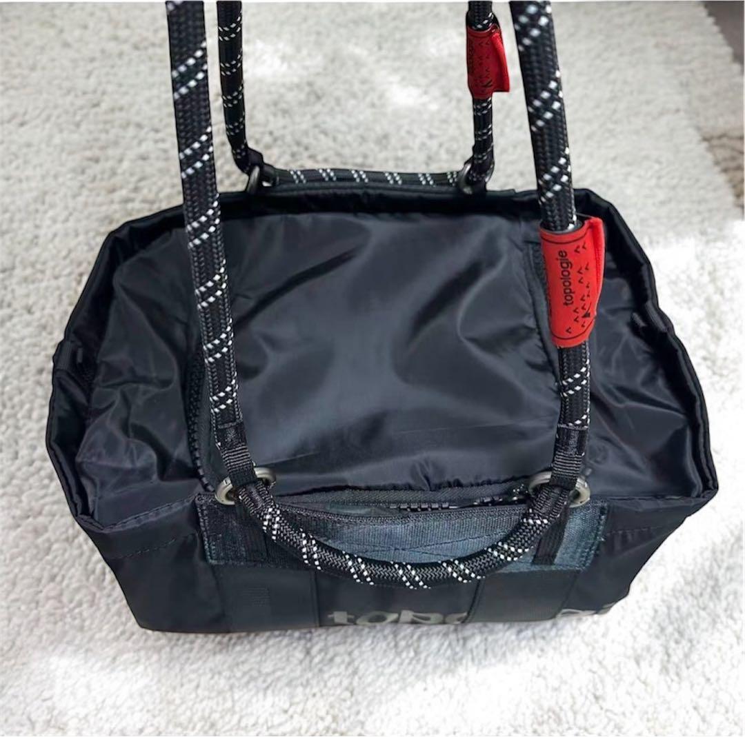 Topologie トポロジー トートバッグ 大容量 カバン　ブラック