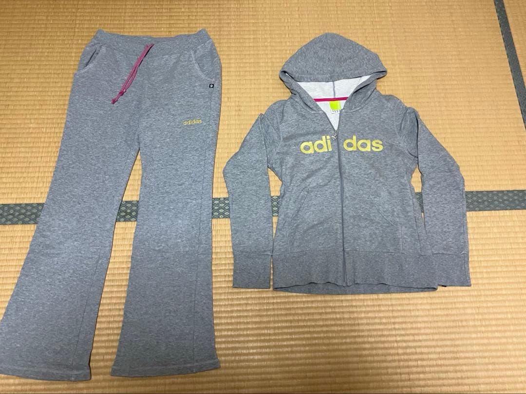 美品　adidas アディダス　上下セット
