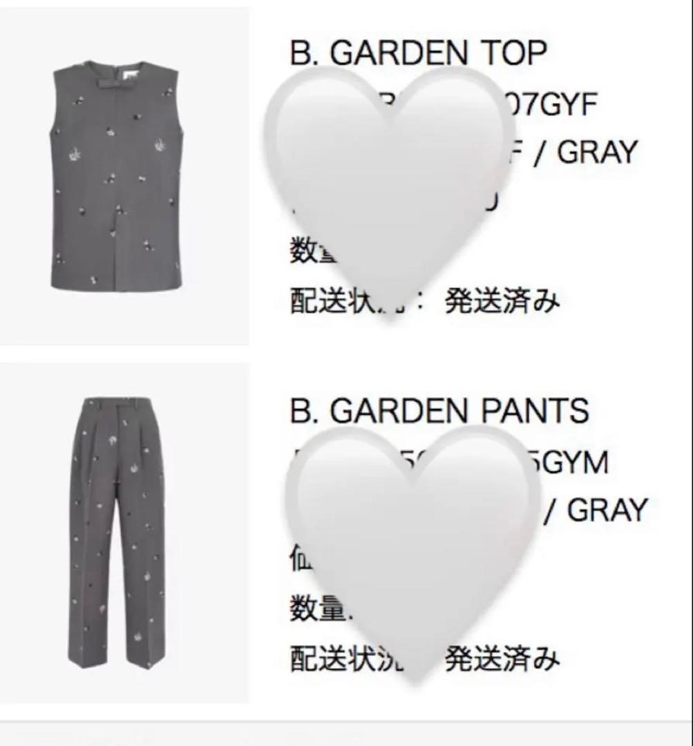 パンツ Bibiy. B. GARDEN PANTS