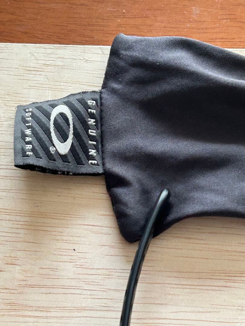 OAKLEY オークリー　USA製サングラス　ブラック　レンズ劣化あり