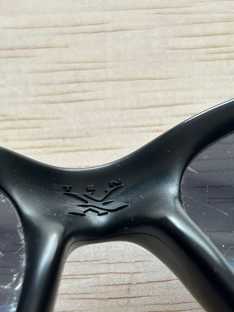 OAKLEY オークリー　USA製サングラス　ブラック　レンズ劣化あり