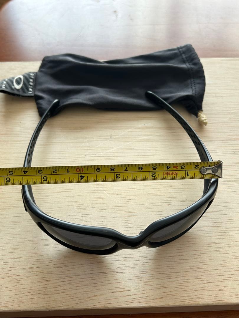 OAKLEY オークリー　USA製サングラス　ブラック　レンズ劣化あり