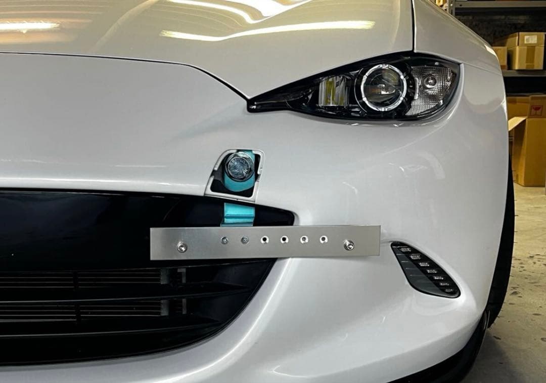 583worksアルミナンバーステー NDロードスター 新品 ソケット付き