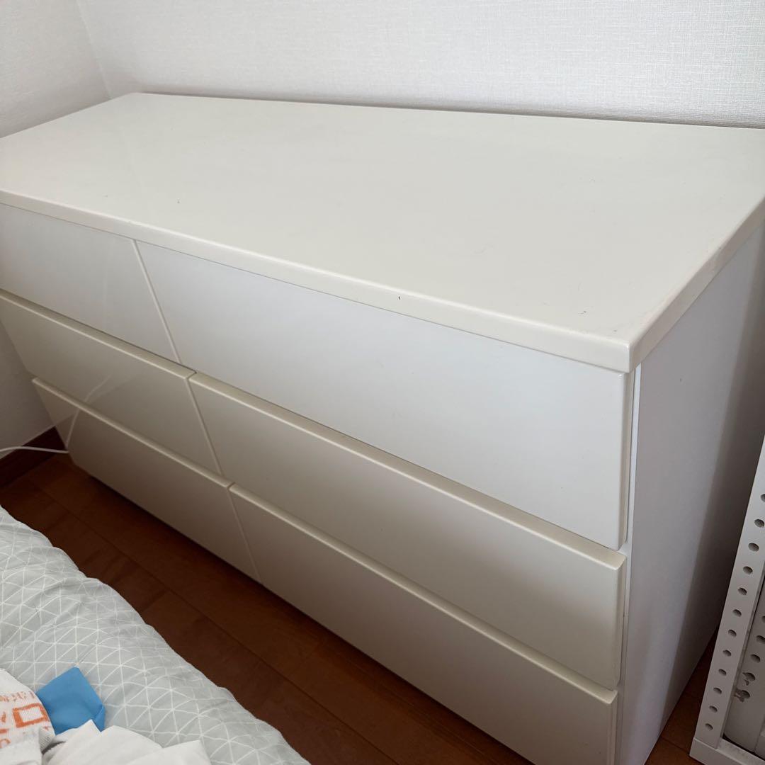 ニトリ　白　チェスト