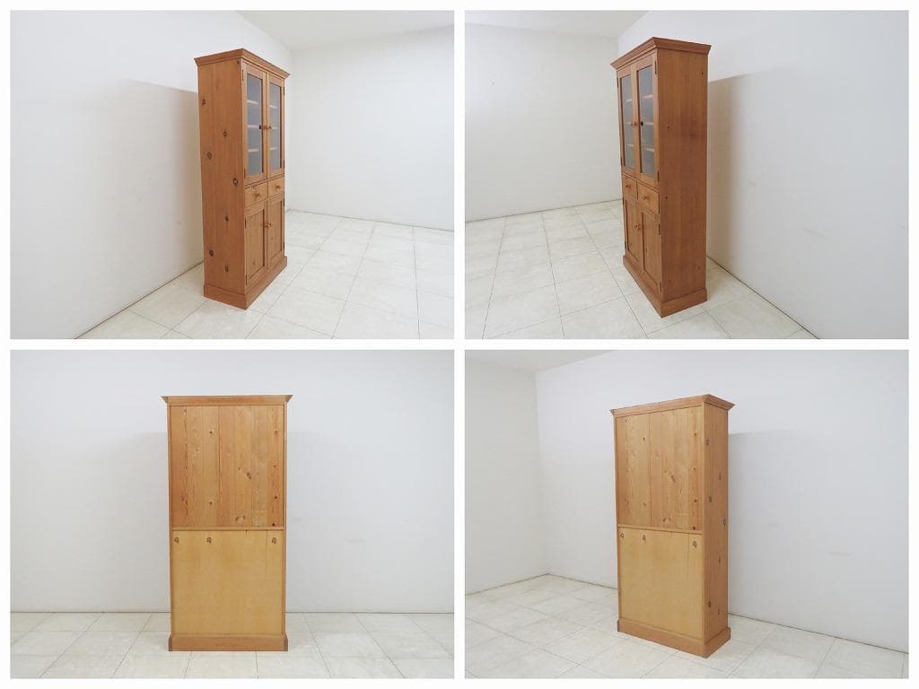 ペニーワイズ パイン無垢材 モノキャビネット 253,000円 食器 本 飾り棚