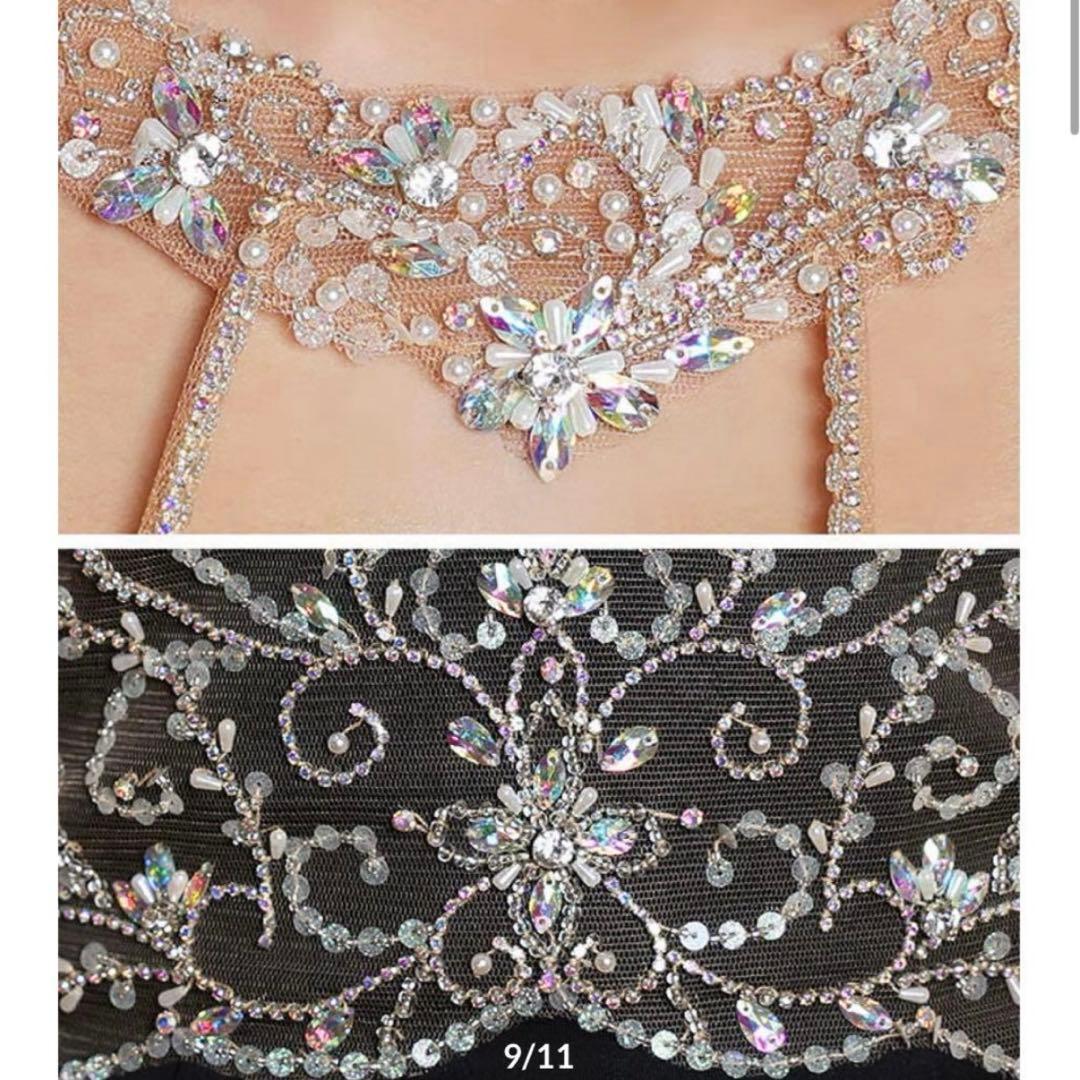 エンジェルアール　ホワイト　ビジュー　キャバドレス　ナイトドレス　タイト　ミニ