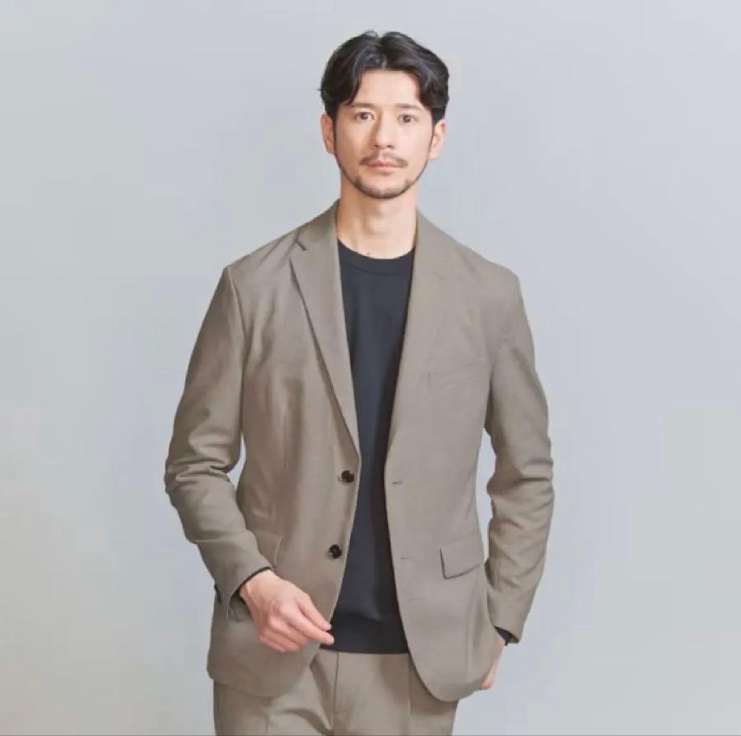 ライト オックスフォード セットアップ ジャケット＆イージーパンツ M