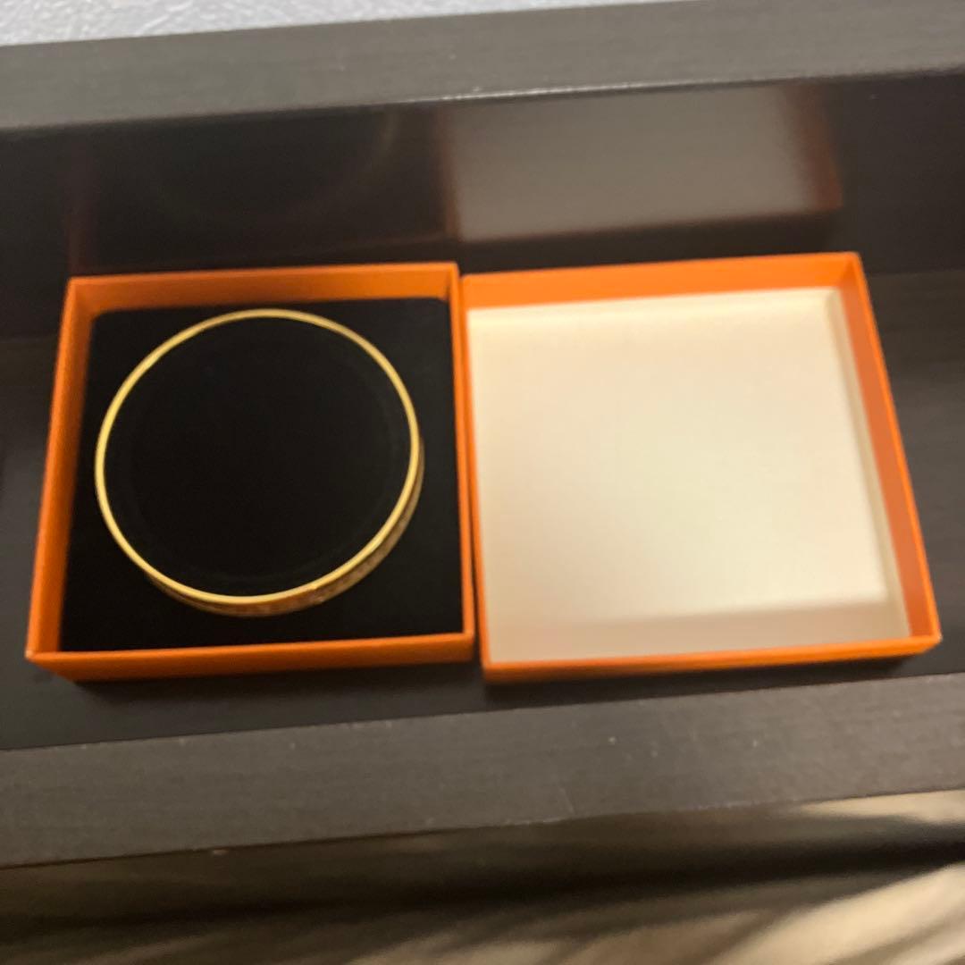 エルメス七宝焼エマイユバングル　ラビット　うさぎ