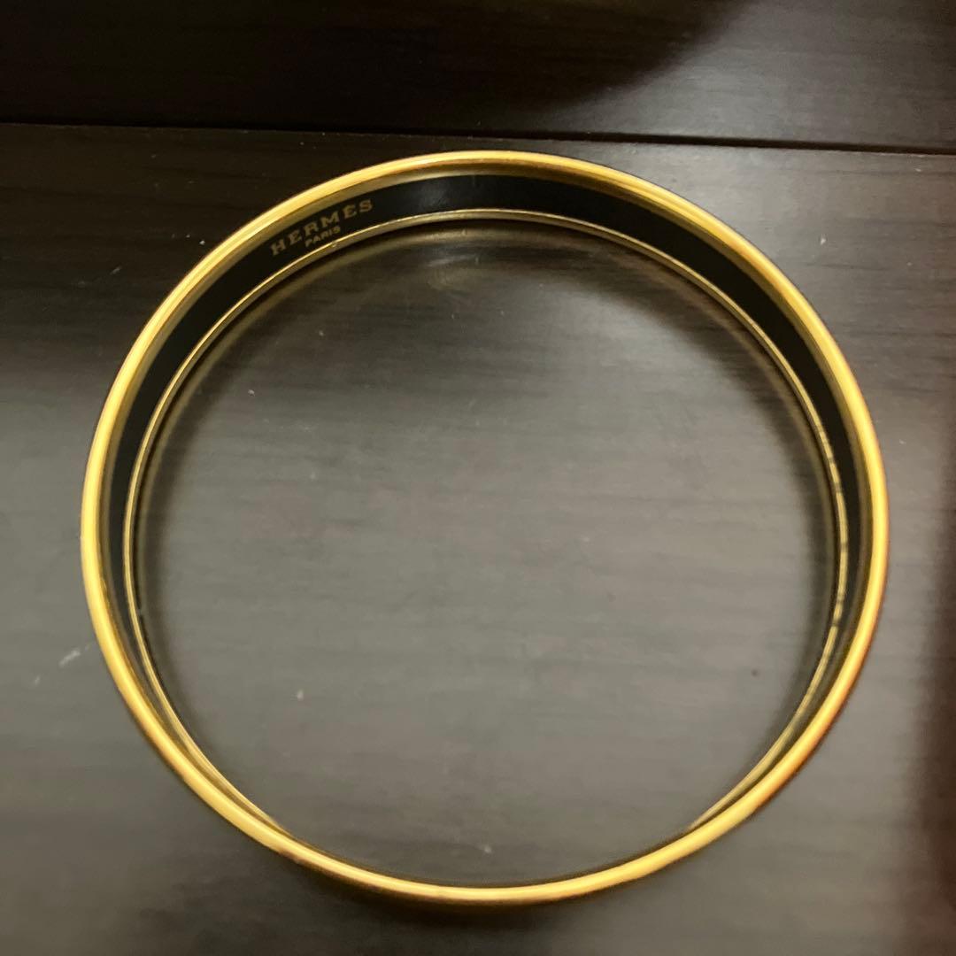 エルメス七宝焼エマイユバングル　ラビット　うさぎ