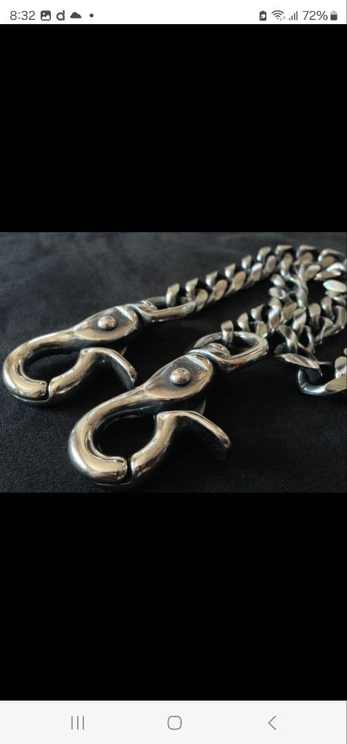 ウォレットチェーン シルバー