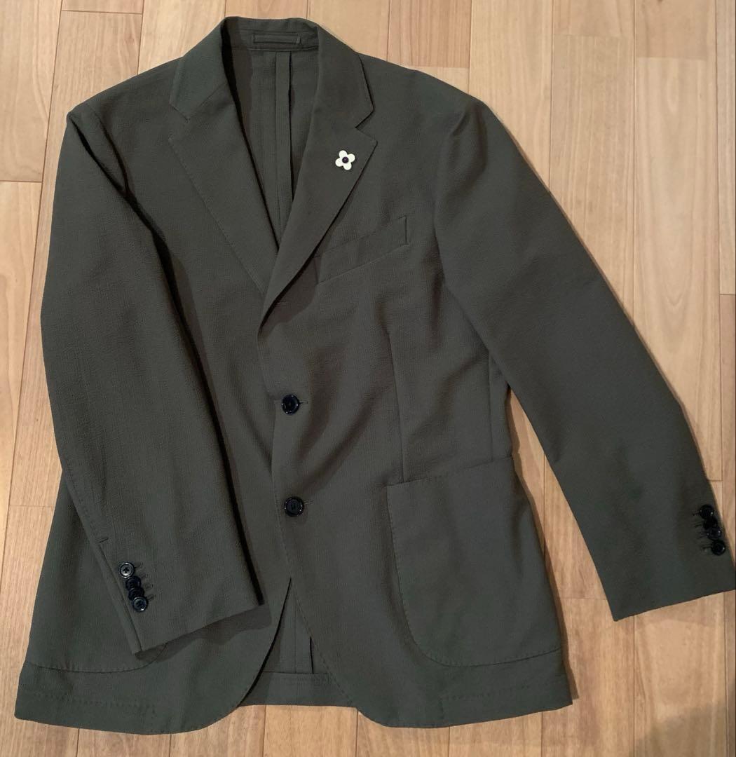 【美品】LARDINI〈ラルディーニ〉春夏スーツ　※仕立て直しあり