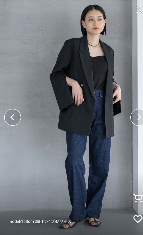 A part by lowrys Ｗライクテーラードスリットジャケット