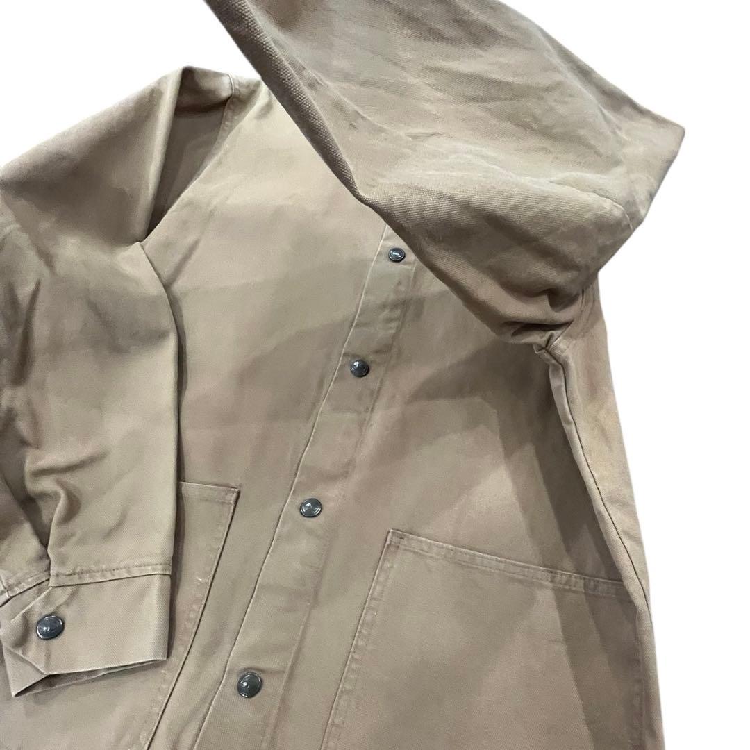 つ*し様 80sUSA製WALLSハンティングジャケットダック地 切替襟カバーオ
